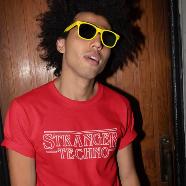 STRANGER TECHNO | Unisex T-Shirt - Image 3