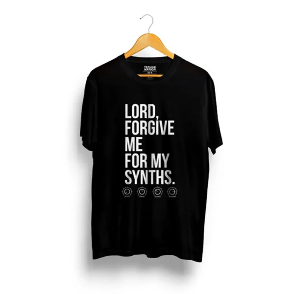 LORD, FORGIVE FOR MY SYNTHS | Unisex T-Shirt - Image 2