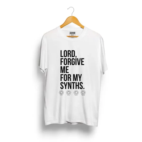LORD, FORGIVE FOR MY SYNTHS | Unisex T-Shirt - Image 4