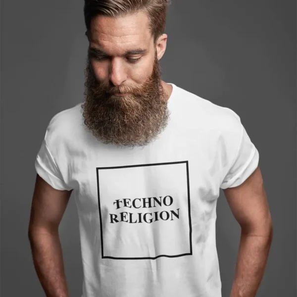TECHNO RELIGION | Unisex T-Shirt - Image 2