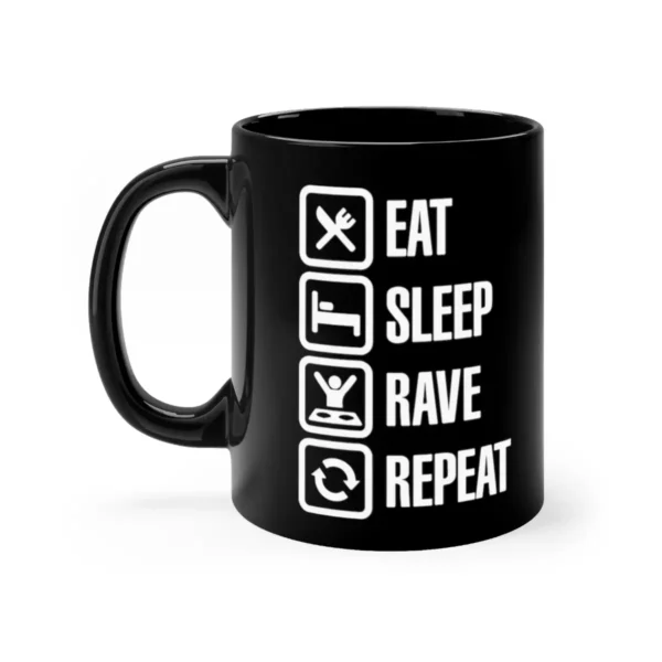 EAT SLEEP RAVE REPEAT | Mug - Image 2